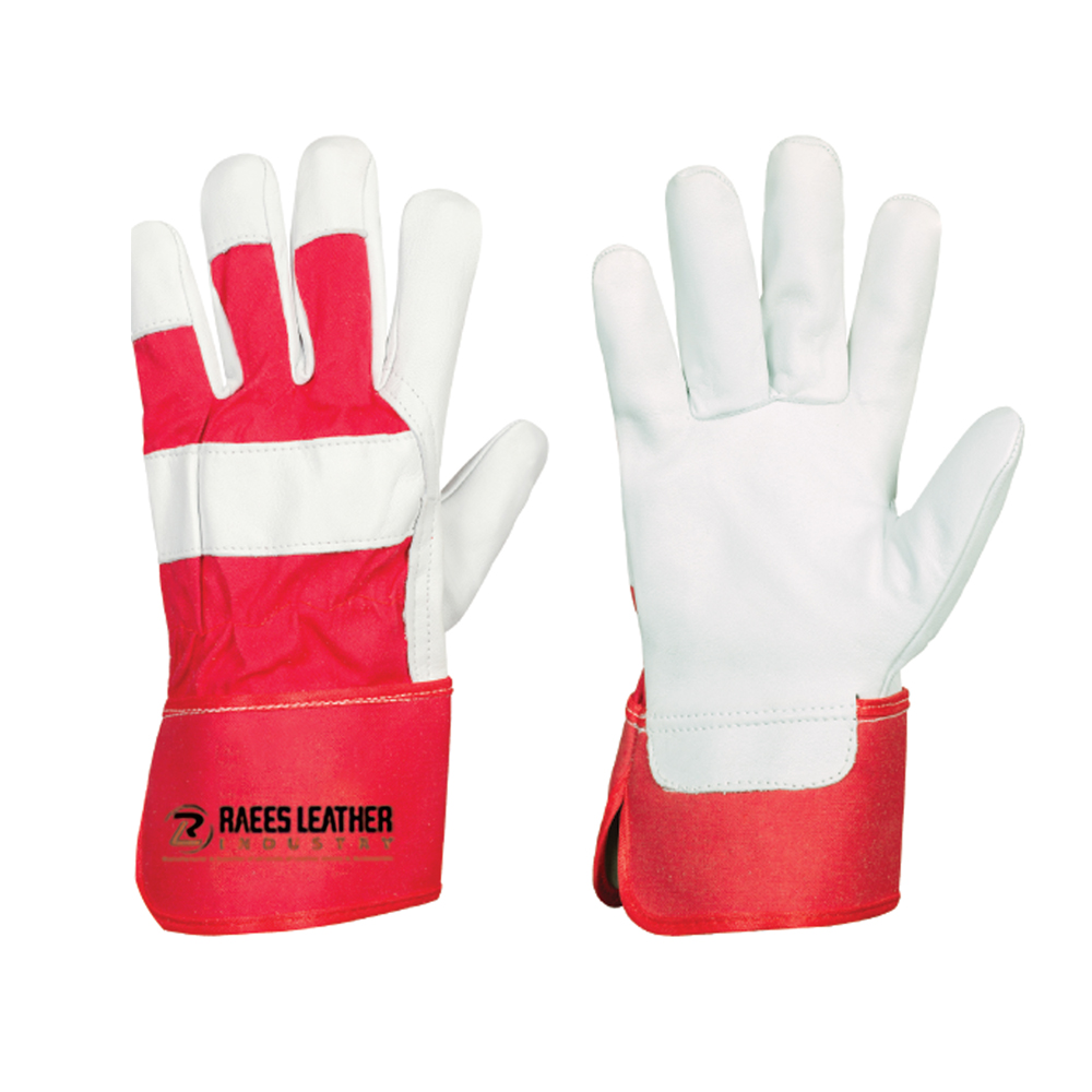 RLI-8080 Hardstone Goat Leather Assembly Gloves, Red