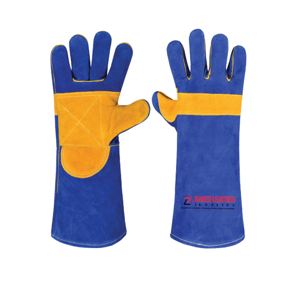 RLI-8121 Blue Reinforced MIG Welding Gloves