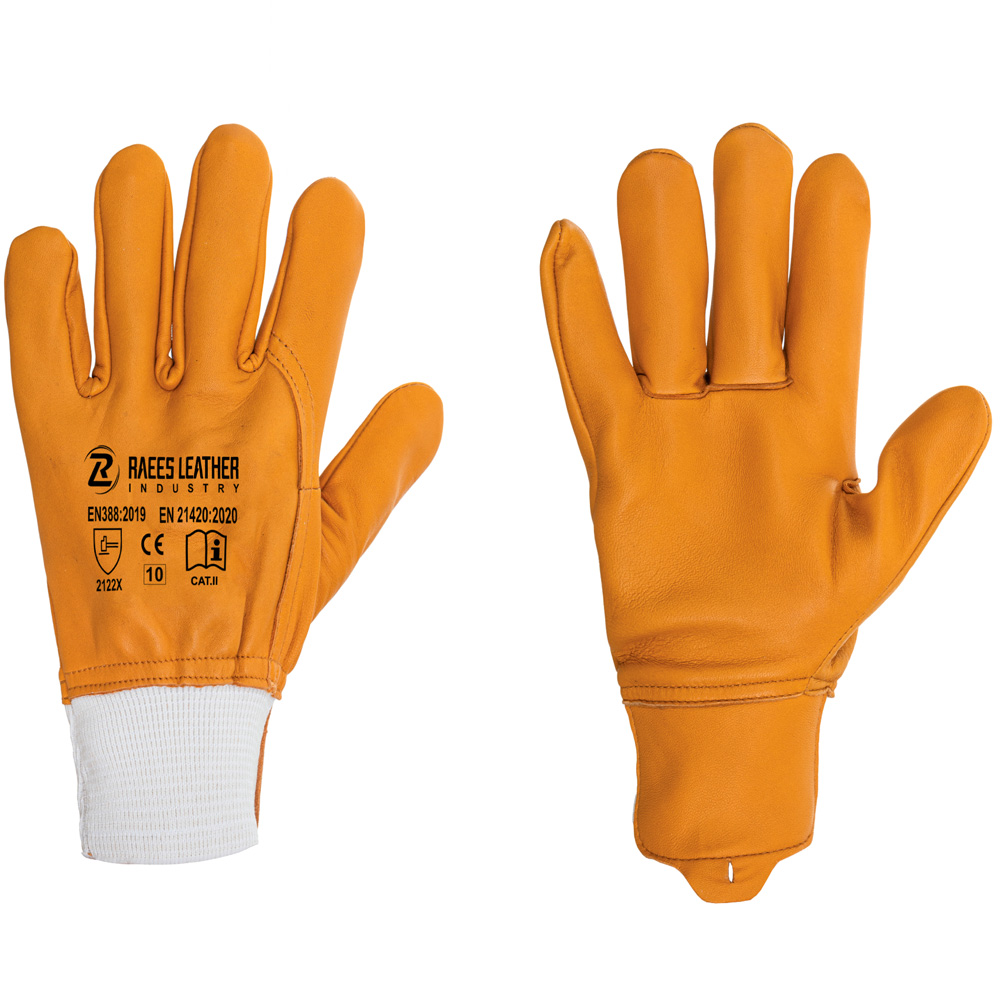 RLI-1802 Premium Brown Full Grain Goatskin Gloves