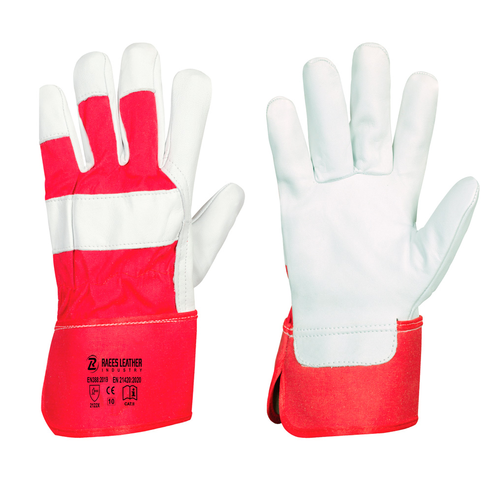 RLI-4040 Goat Leather Assembly Gloves, Red