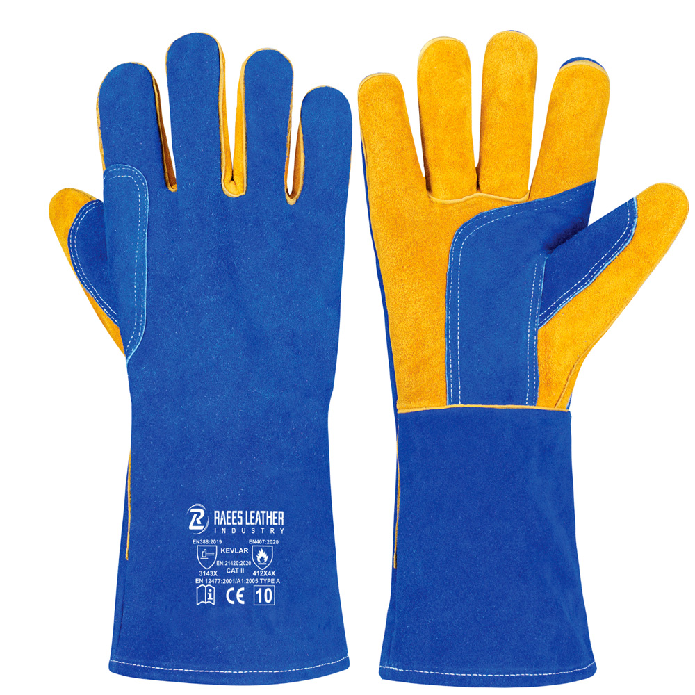 RLI-8529 Blue Pro Reinforced MIG Welding Gloves
